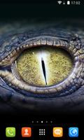 Crocodile Eyes Live Wallpaper اسکرین شاٹ 2