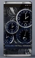 FREE Black Clock LiveWallpaper capture d'écran 1