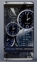 FREE Black Clock LiveWallpaper captura de pantalla 2