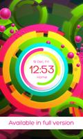 Rainbow clock live wallpaper স্ক্রিনশট 3