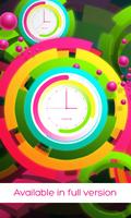 Rainbow clock live wallpaper 스크린샷 2