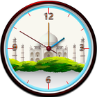 Tajmahal Clock Live Wallpaper-icoon