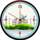 Tajmahal Clock Live Wallpaper Zeichen