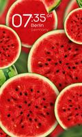 Watermelon live wallpaper Affiche