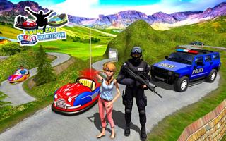 Bumper Car Kids Unlimited Fun – Police Chase capture d'écran 3