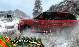 Offroad Rover Snow Driving-poster