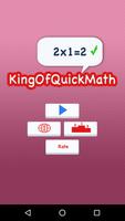 King Of Quick Math Poster