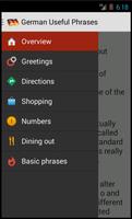 German Useful Phrases poster