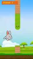 Hoppy Bunny - A Flappy Journey ภาพหน้าจอ 1