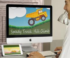 Speedy Truck: Hill Climb Race poster