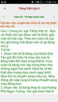 Tieng Viet Lop 4 Ekran Görüntüsü 2