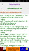 Tieng Viet Lop 5 اسکرین شاٹ 3