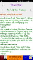 Tieng Viet Lop 5 اسکرین شاٹ 1
