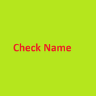 CheckName ícone