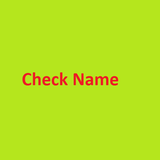 CheckName icône