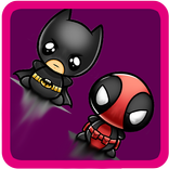 ”2 Hero Kid - Batman & DeadPool