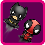 2 Hero Kid - Batman & DeadPool icône