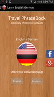 Learn English and German Cartaz