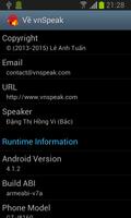 Vnspeak TTS - Anh Việt screenshot 1