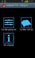 vnSpeak TTS - Hong Vi poster