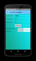 برنامه‌نما Discount Calculator عکس از صفحه
