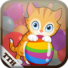 Swing Cat Balloons أيقونة