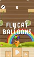 Swing Cat Balloons الملصق