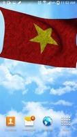 Lá cờ Việt Nam 3D capture d'écran 3