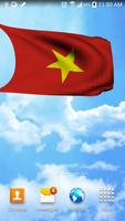 Lá cờ Việt Nam 3D captura de pantalla 1