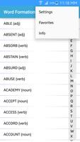 English Word Formation تصوير الشاشة 1