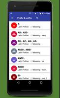 Prefix Suffix - English Vocabulary скриншот 2