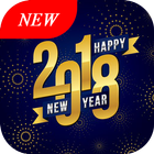 Happy New Year 2018 Wallpaper icône