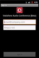 Vodafone Audio Conference poster