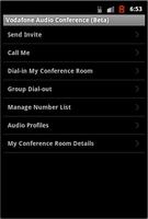 Vodafone Audio Conference screenshot 1