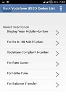 Vodafone USSD Codes India Affiche