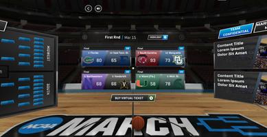 NCAA March Madness Live VR capture d'écran 1