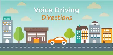 音声ドライブの方向：NearByの場所、地図、GPS