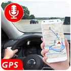 Navegación por voz GPS icono