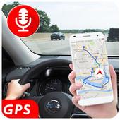 Navigation vocale GPS. icon
