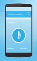voice lock screen الملصق