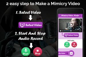 Video Mimicry Maker تصوير الشاشة 1