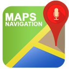 Navigation vocale Tous et lieux icône