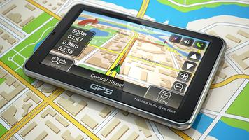 Voix GPS Directions, GPS Navigation Affiche