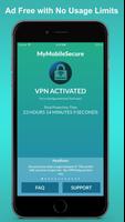 Unlimited VPN, No Ads: MyMobileSecure Android App imagem de tela 1