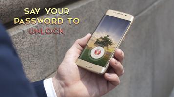voice unlock / lock screen app screenshot 1