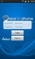 Voice to phone poster