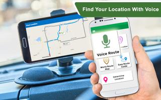 Voice, Direction, Maps & Navigation Earth Cartaz