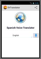 Spanish Voice Translator Affiche