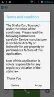 Dhaka Card screenshot 1