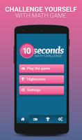 Math Challenge - 10 seconds plakat